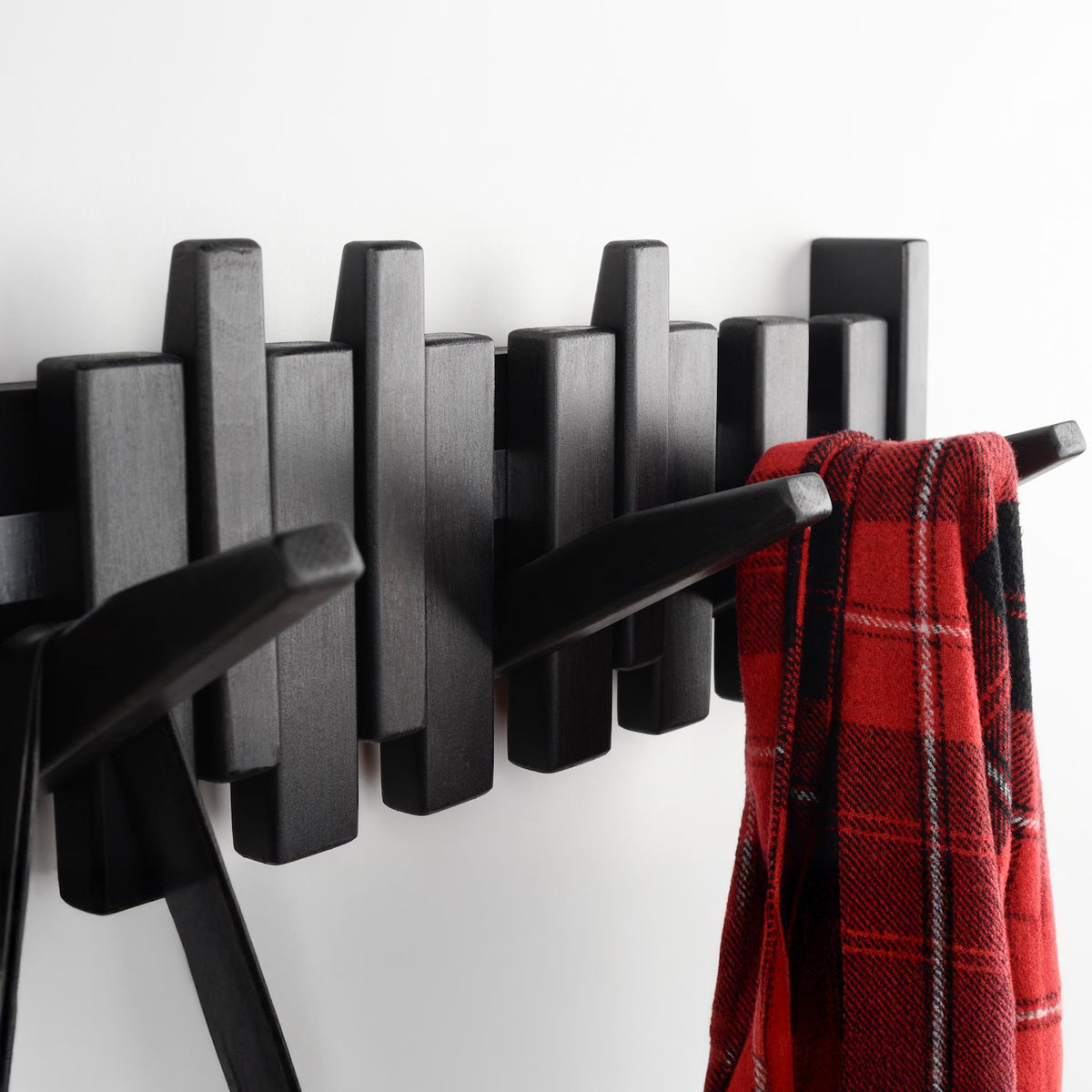 PianoFold™ Space-Saving Solid Wood Coat Rack & Modern Entryway Organizer